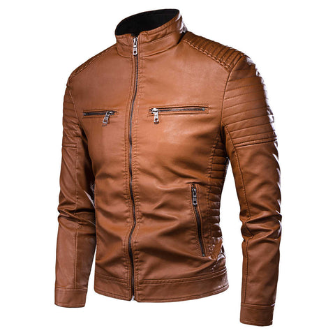 motorcycle designed vintage leather jacket  for men as an option of things to ask for Christmas 