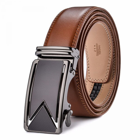 mens accessories brown belt for men with silver buckle as an option for new year gifts 