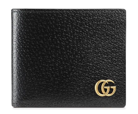 mens accessories like gucci mens black leather wallet as an option for new year gifts 