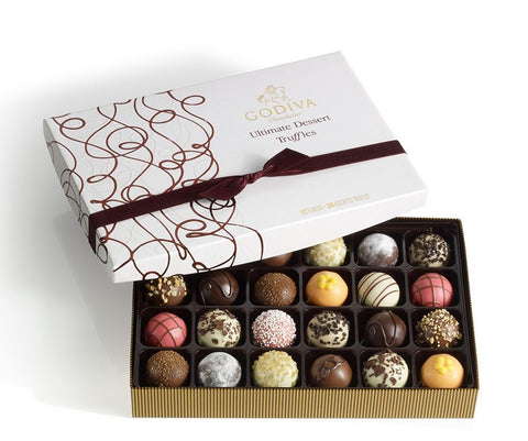 gourmet chocolate box godiva ultimate dessert truffles as an option of 4 Thoughtful thanksgiving gift ideas for Family