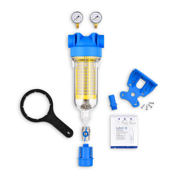 Included Parts with RKIN Sediment Filter Spindown