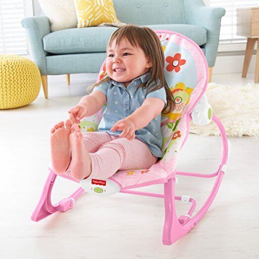 fisher price pink rocker chair