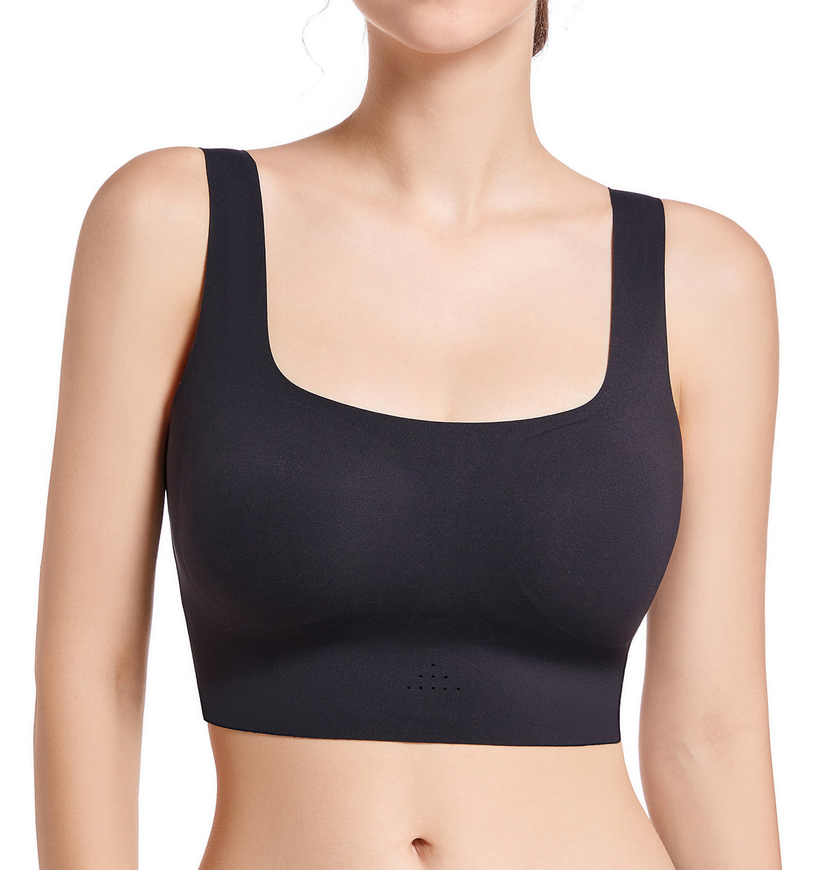 CURVEEZ Post-Surgery Front Closure Wireless Bra, Compression Shapewear Top  with Wide Straps for Breast Augmentation Recovery, Black, Medium :  : Clothing, Shoes & Accessories