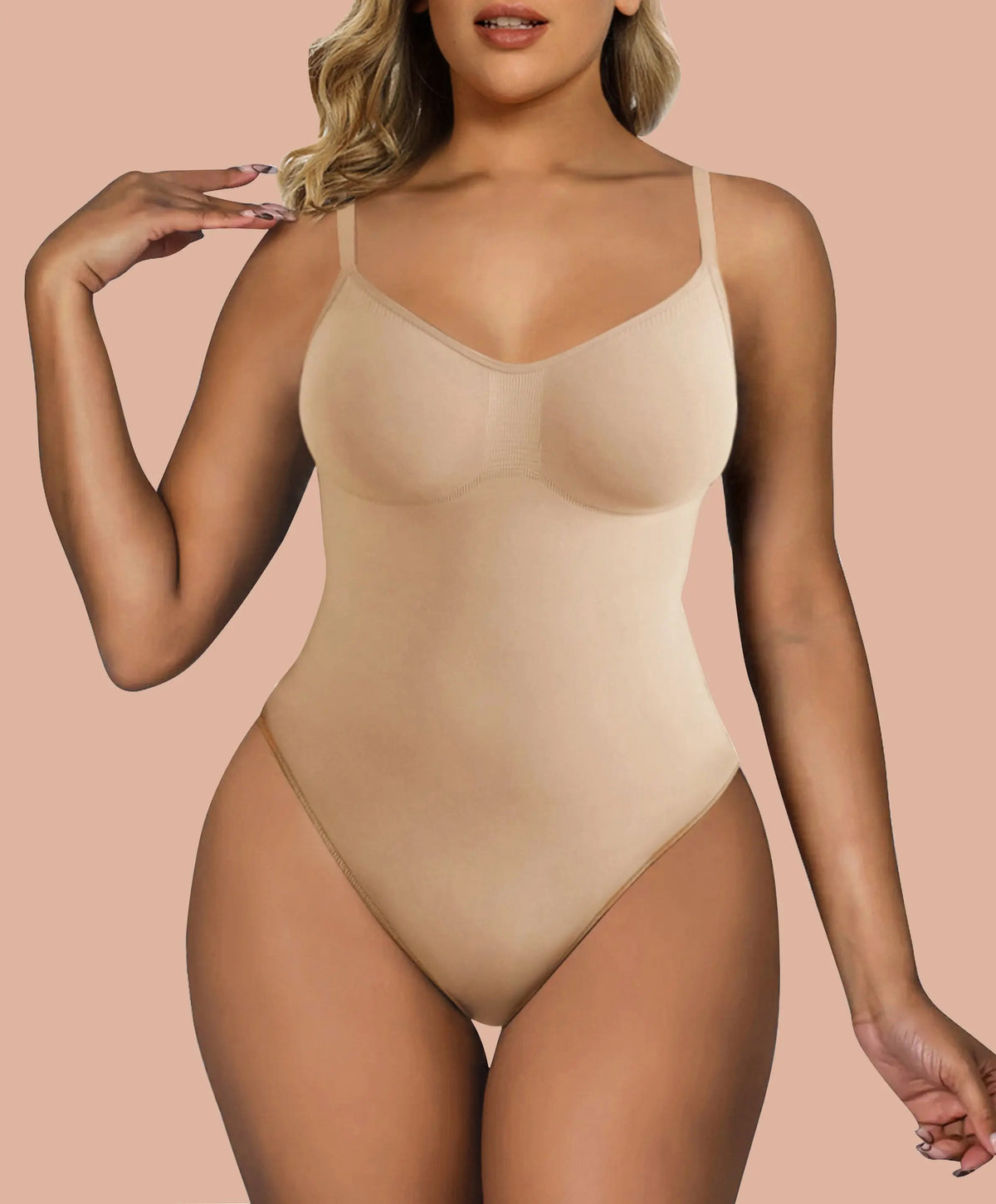 SABLIER Shapewear for Women Tummy Control,Sleeveless Bodysuit for  Women,Seamless Shapewear Thong Fit All Types of Body Shapes : :  Clothing