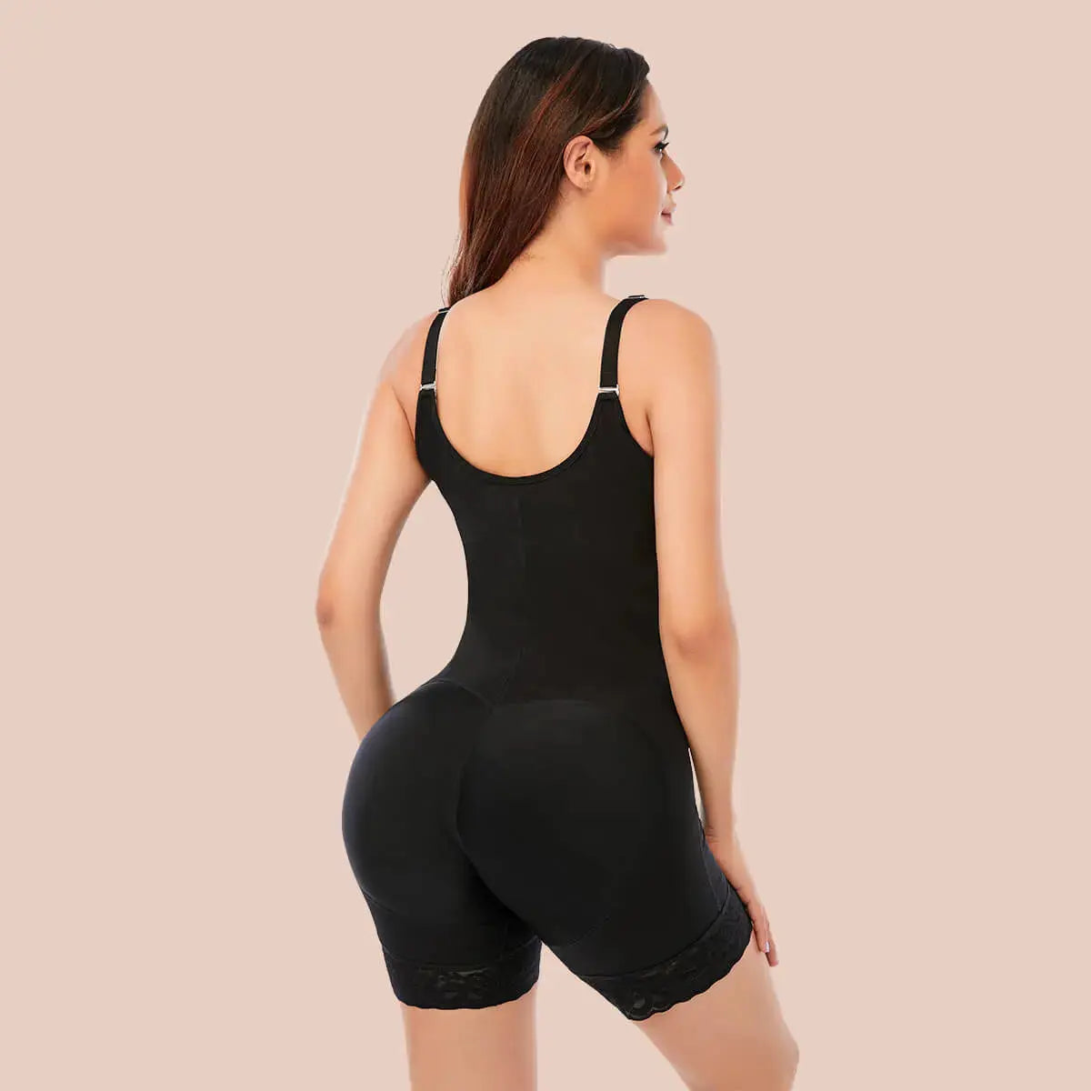 HIBRO High Compression Body Shaper Lace Colombian Fajas Shapewear Bodysuit  Fajas Reductoras De Latex Sleek And Lean Body Shaped Camisole Women  Undergarments for Stomach Control Sweat Band Waist 