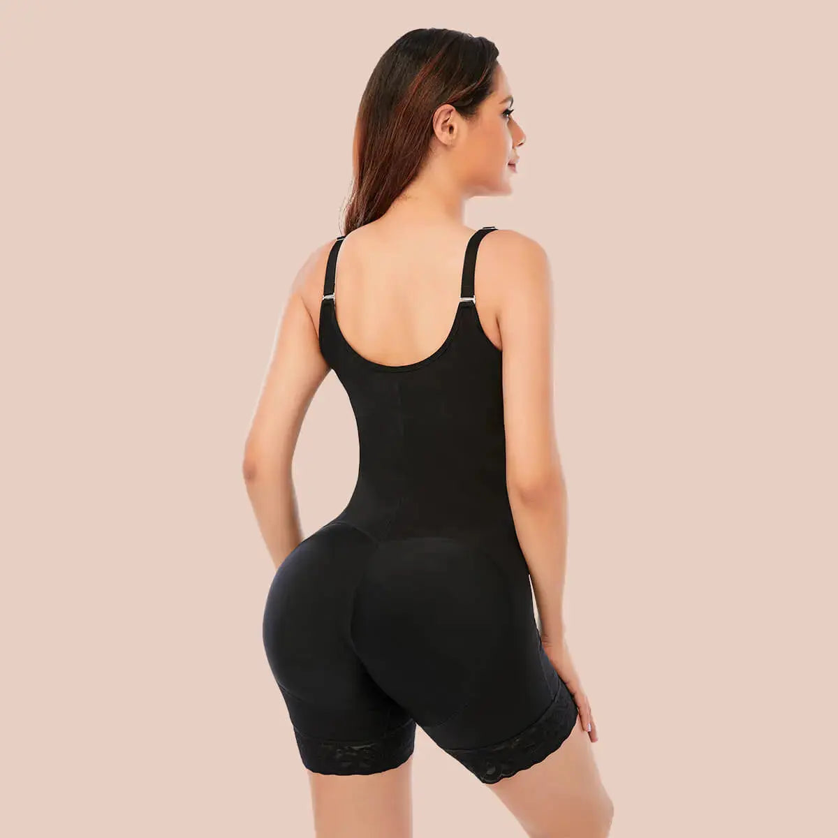 SHAPERX Shapewear for Women Tummy Control Fajas Colombianas High  Compression Body Shaper with Zipper Crotch