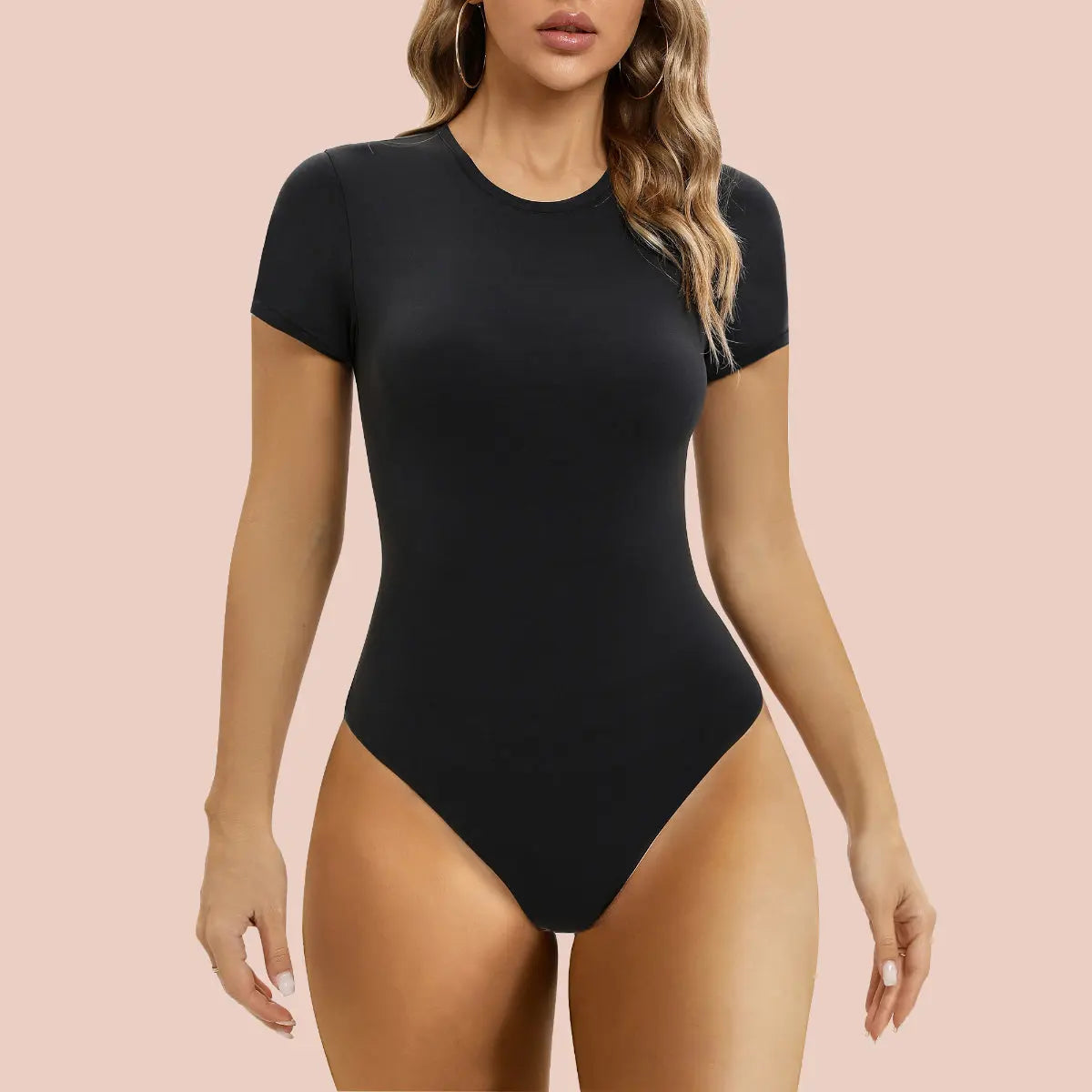  Long Sleeve Bodysuit for Women Tummy Control Crew Neck Thong  Bodysuit T Shirts Bodysuit Tops (Color : G, Size : Large) : Clothing, Shoes  & Jewelry