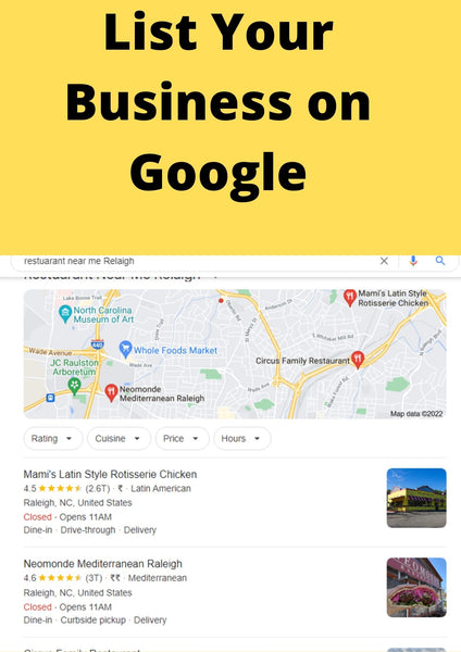 Google My Business SERP View 
