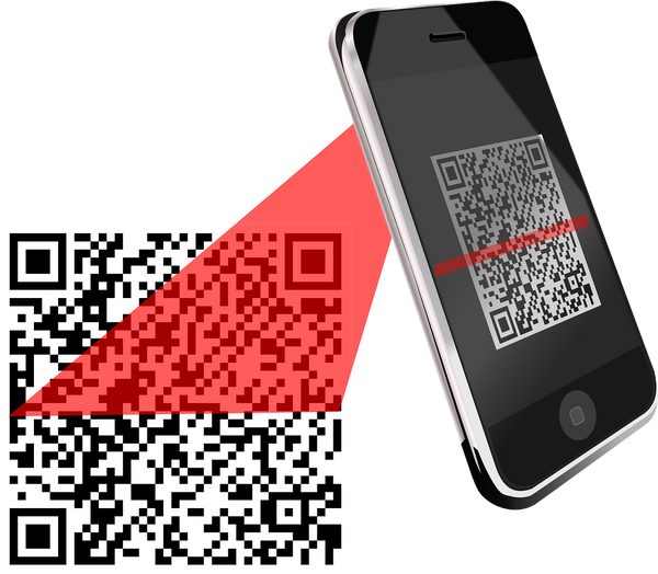 Image of a mobile QR code