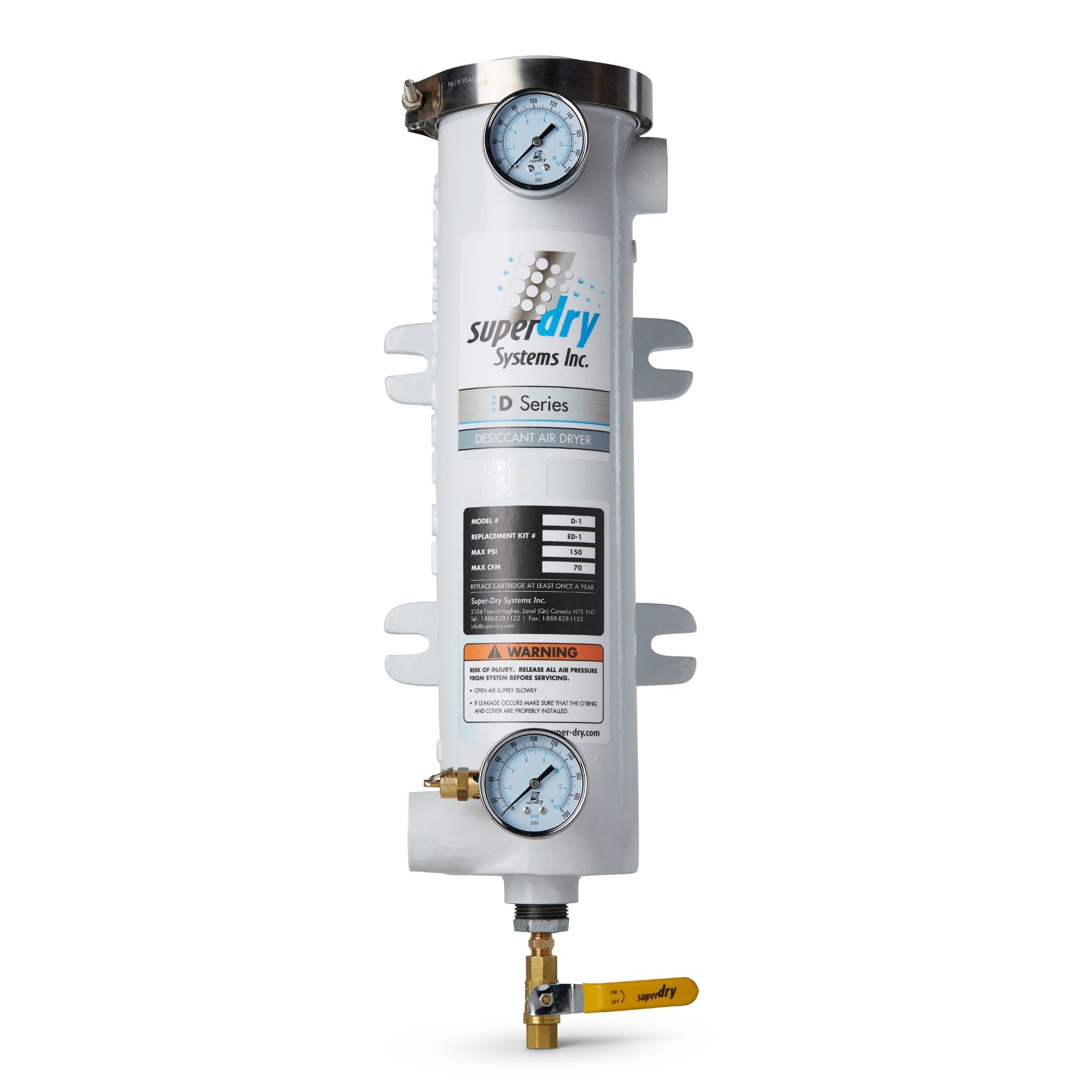 D1 Desiccant Compressed Air Dryer Super Dry Super Dry 01