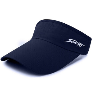 2021 Summer Sports Sun Cap Men Women Adjustable Cotton Visor UV Protection Top Empty Tennis Golf Running Beach Sunscreen Hat