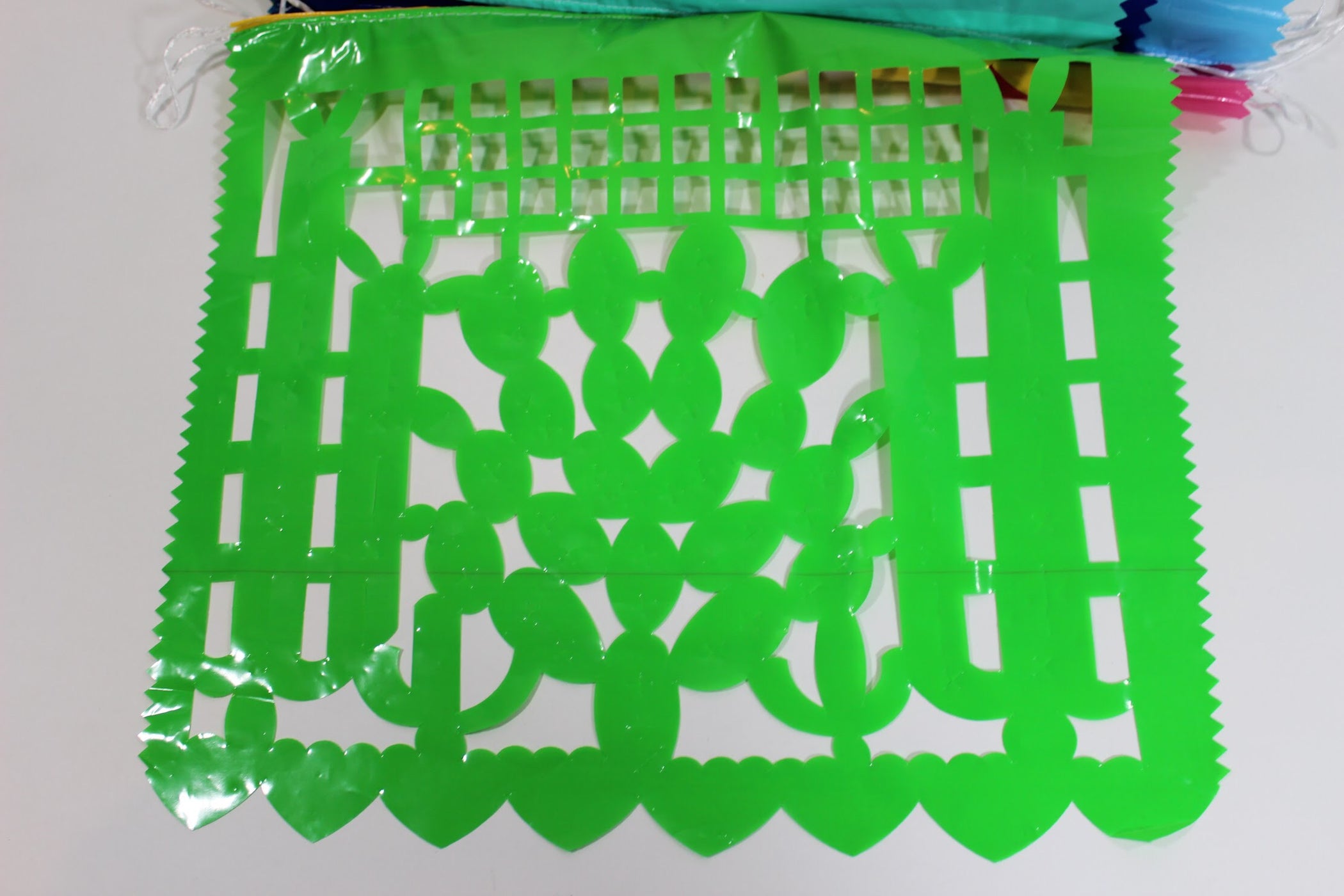 Papel Picado Charreria Mexican Plastic Party Banner Charreria — Sandys Imports 1518