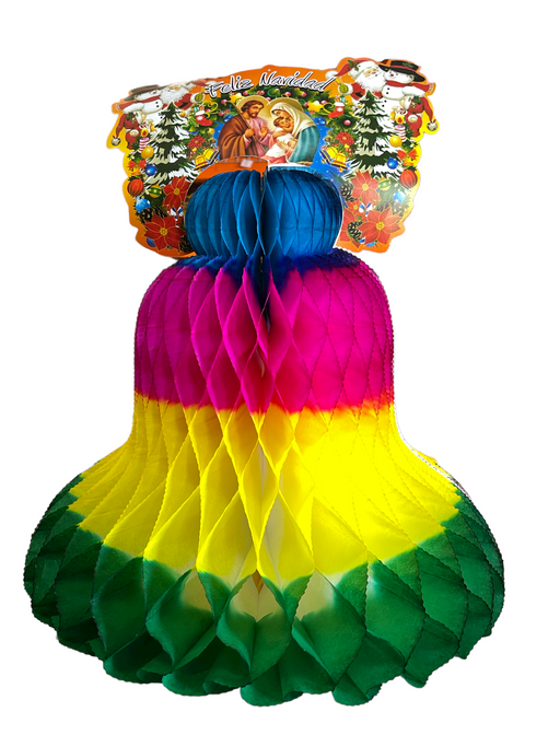 Piñata de Cartón y Papel de Color para Colgar y Rellenar (Feliz cumpleaños  48x9x48cm)