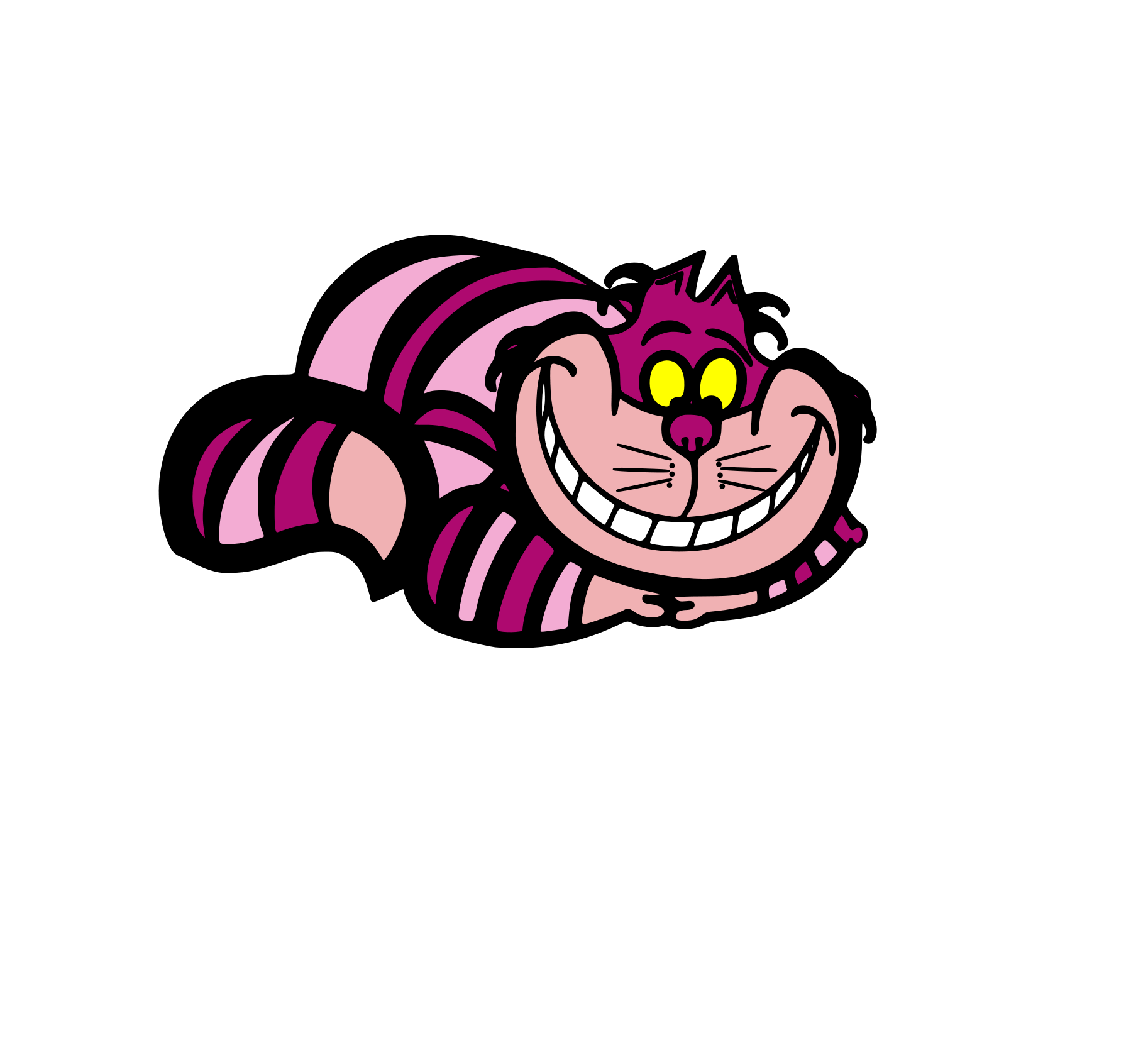 Download Wonderland Cheshire Cat Digital Dxf Png Svg Files Claire B S Caboodles PSD Mockup Templates