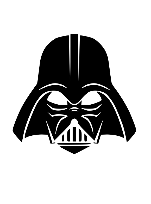 Download Darth Vader Digital DXF | PNG | SVG Files! - Claire B's ...