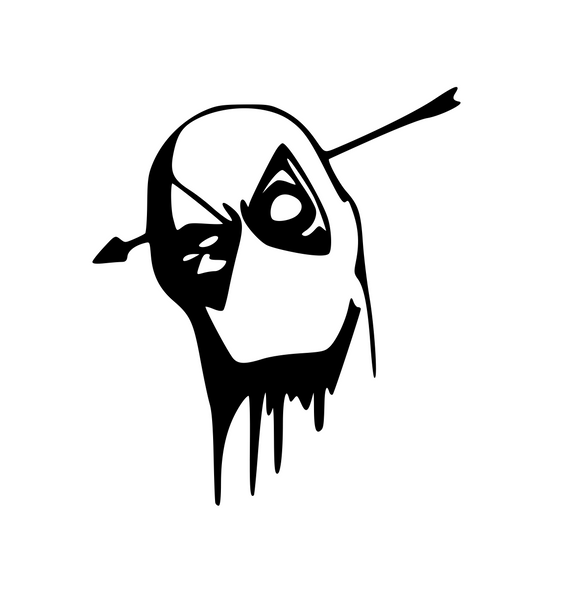 Deadpool Arrow Through Head Digital DXF | PNG | SVG Files! – Claire B's ...