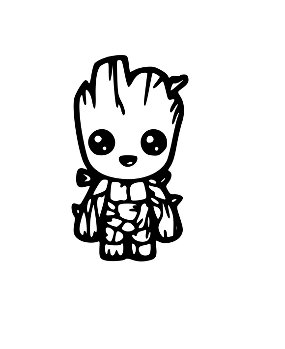 Groot Baby Digital Dxf Png Svg Files Claire B S Caboodles