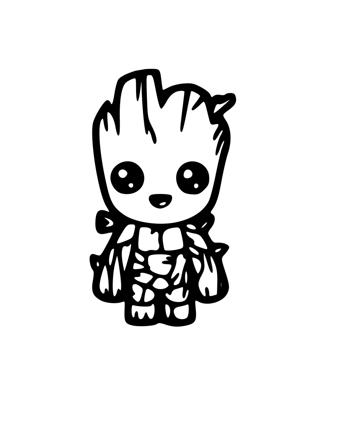Download Groot Baby Digital DXF | PNG | SVG Files! - Claire B's ...