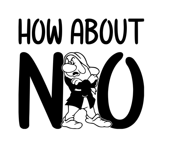 Download Grumpy "How about NO" Digital DXF | PNG | SVG Files ...