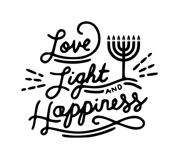 Hanukkah Love Light Happiness Digital Dxf Png Svg Files Claire B S Caboodles