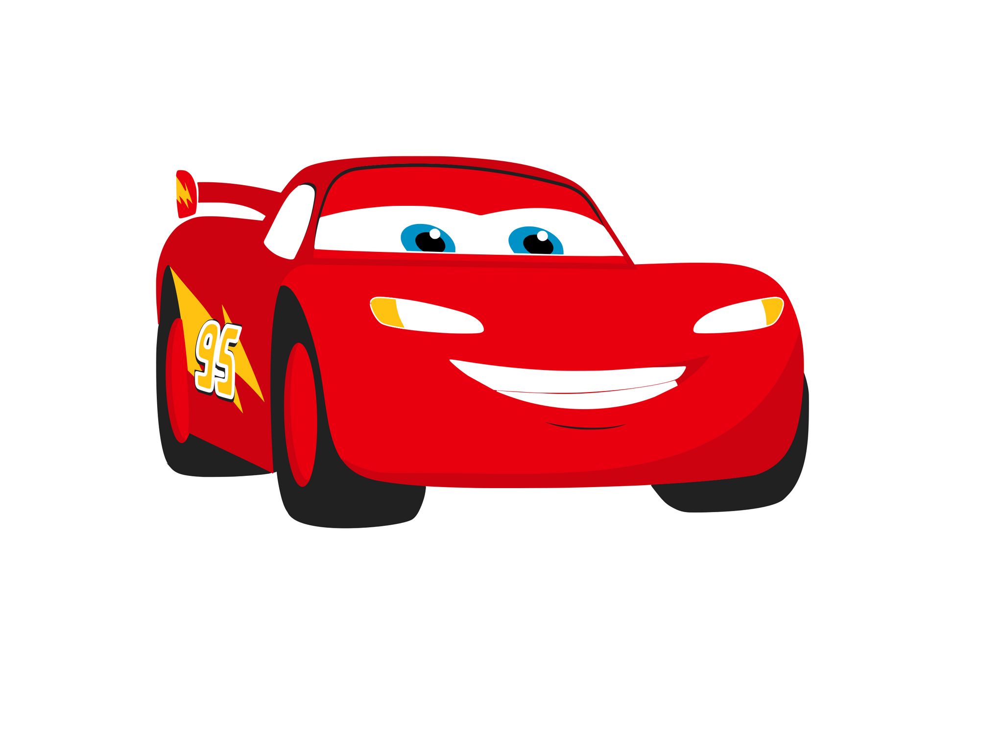 Lightning McQueen Digital DXF | PNG | SVG Files! – Claire B's Caboodles