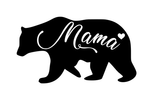 Download Mama Bear Digital DXF | PNG | SVG Files! - Claire B's Caboodles