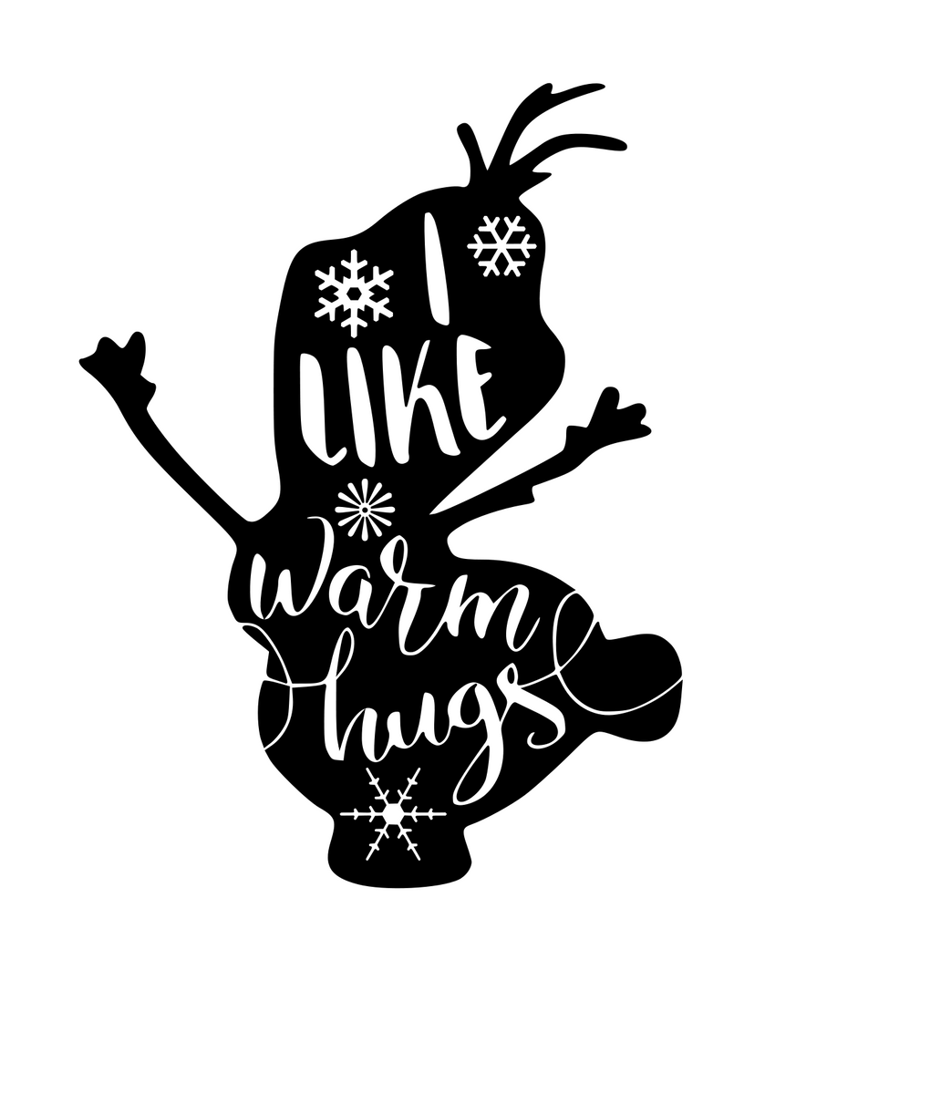 Download Olaf Warm Hugs Digital DXF | PNG | SVG Files! - Claire B's ...