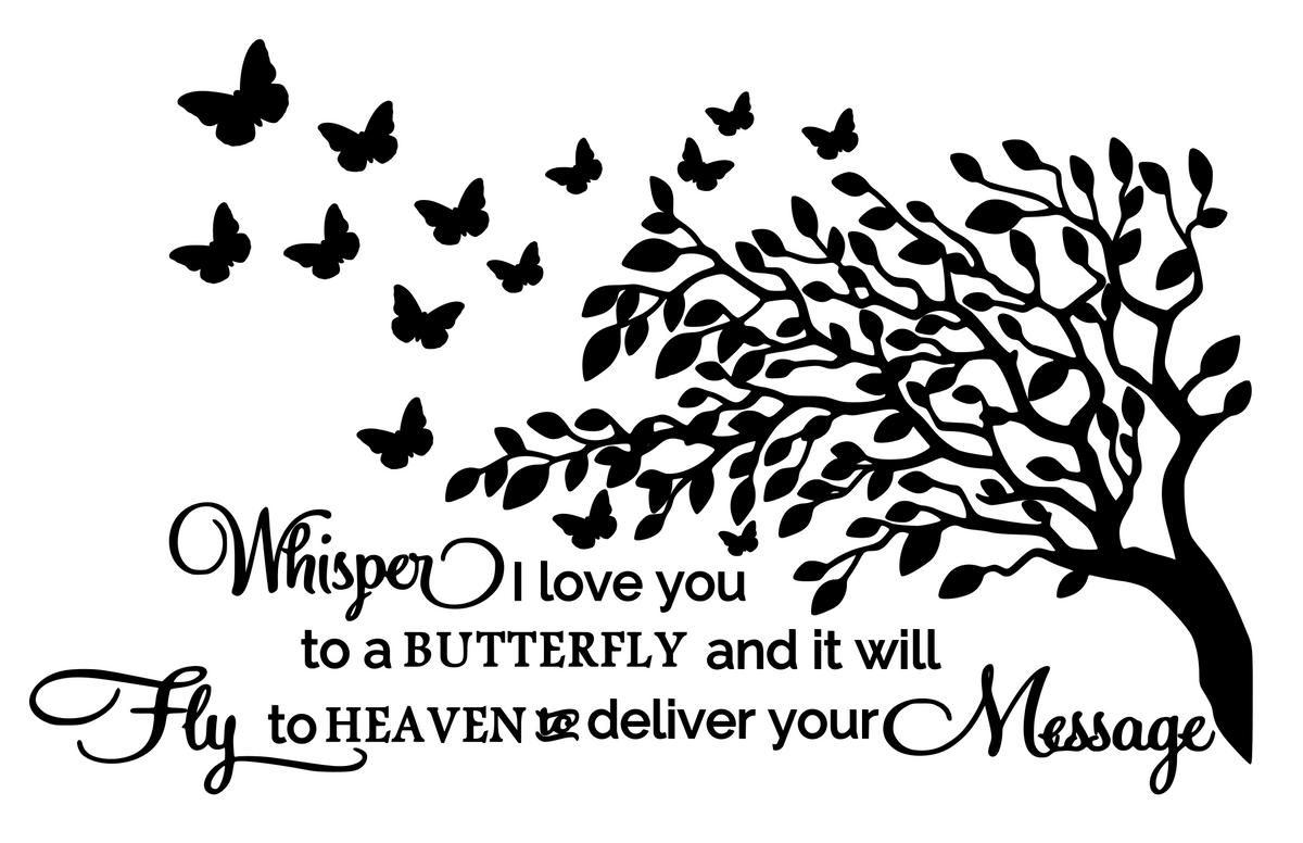 Download Memorial | Whisper I love you to a butterfly - Claire B's ...