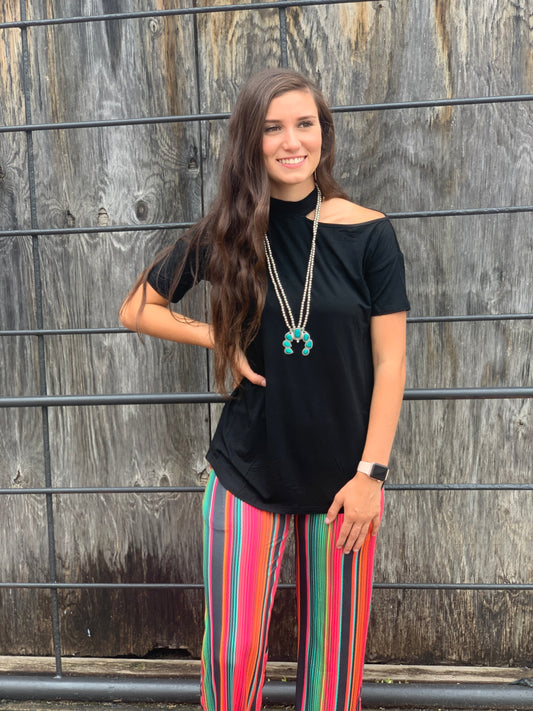 Crazy Train Vegas Vibes Serape Palazzo Pant – Be True Western