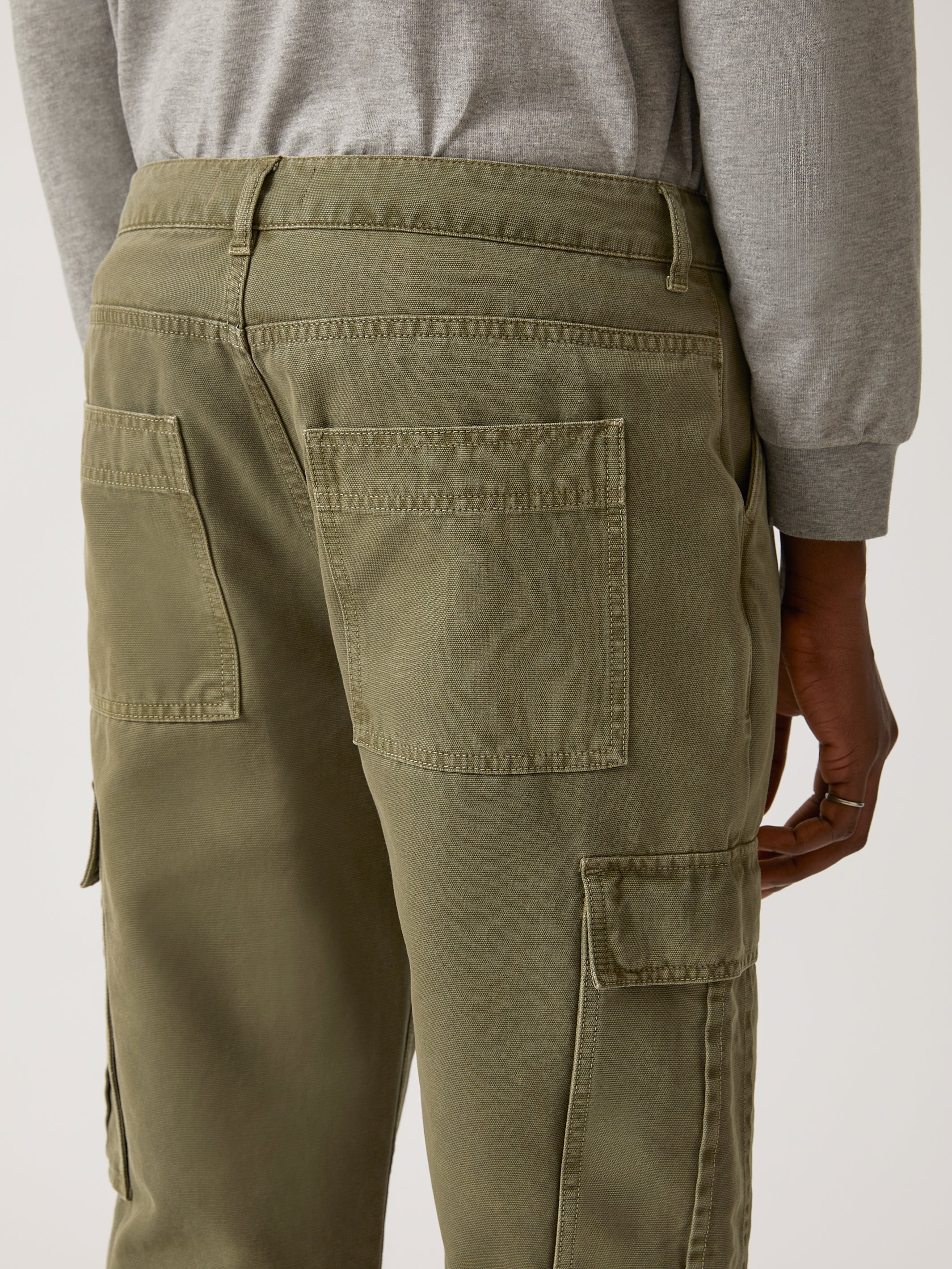 Men's Cargo Pants in Deep Lichen Green