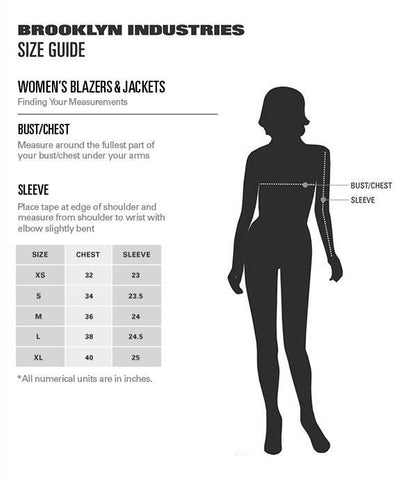 Women's Size Charts – Brooklyn Industries