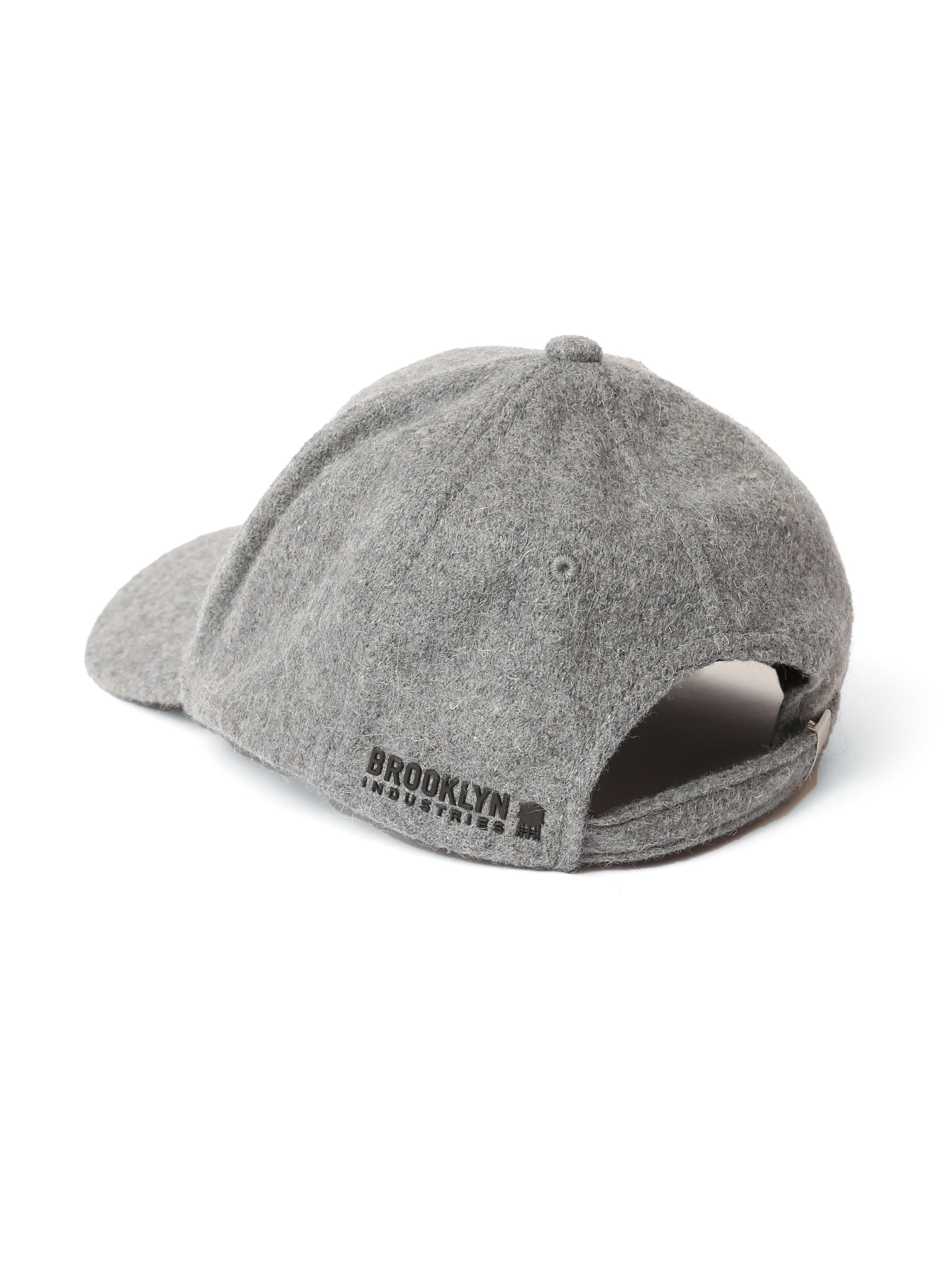 Textured Cap in Grey Melange