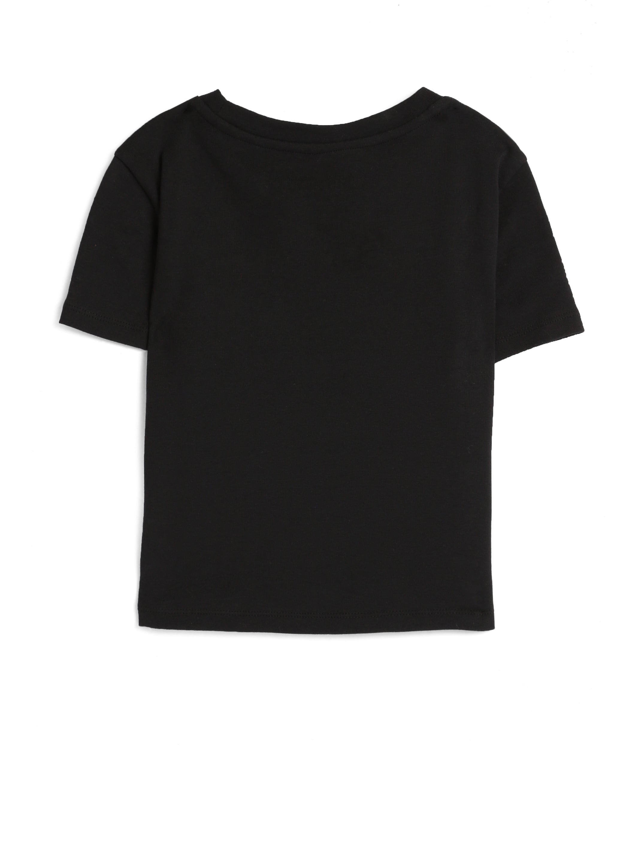 Women's Basic Crew Neck Cropped T-Shirt