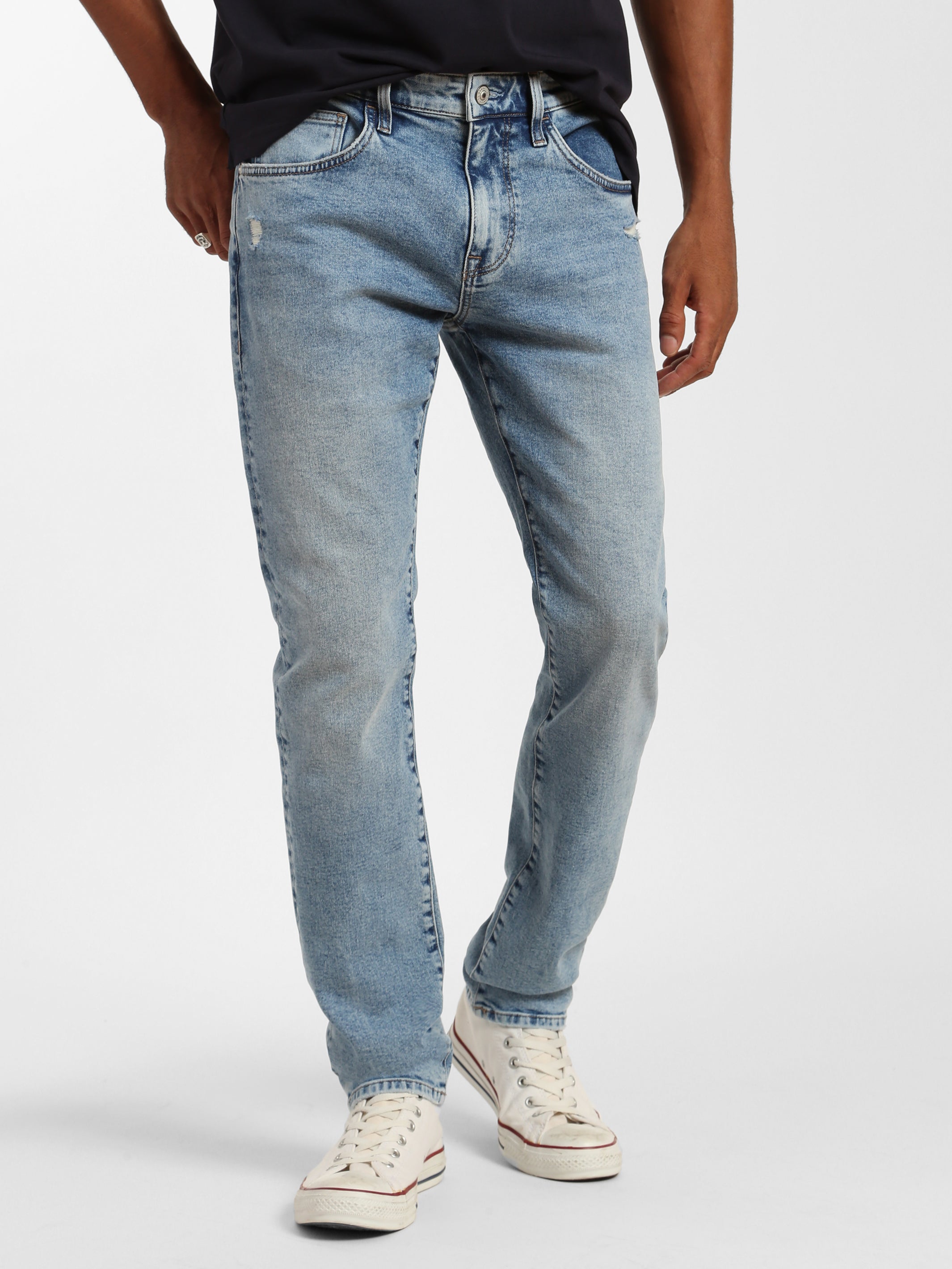 Bedford Slim Leg Jeans in Light Denim