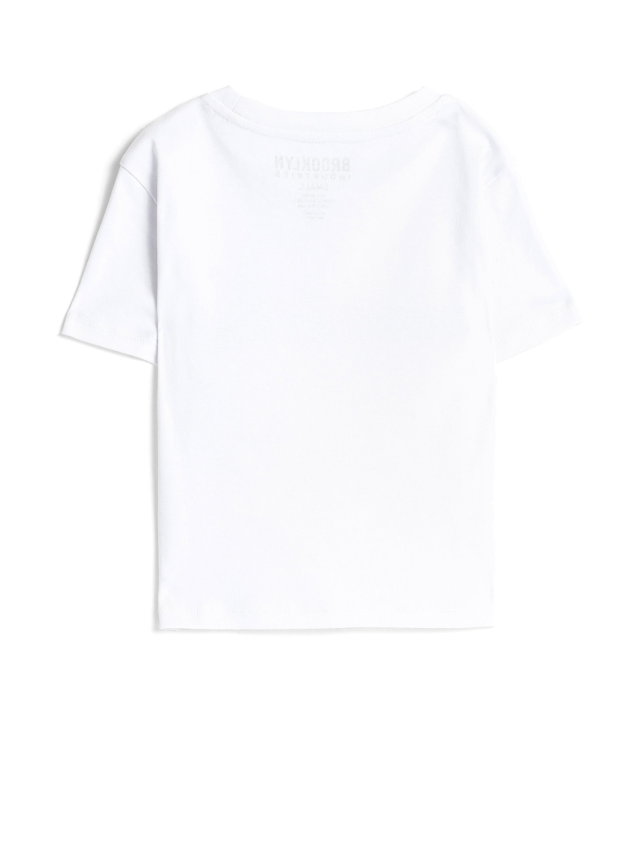 Women's Basic Crew Neck Cropped T-Shirt