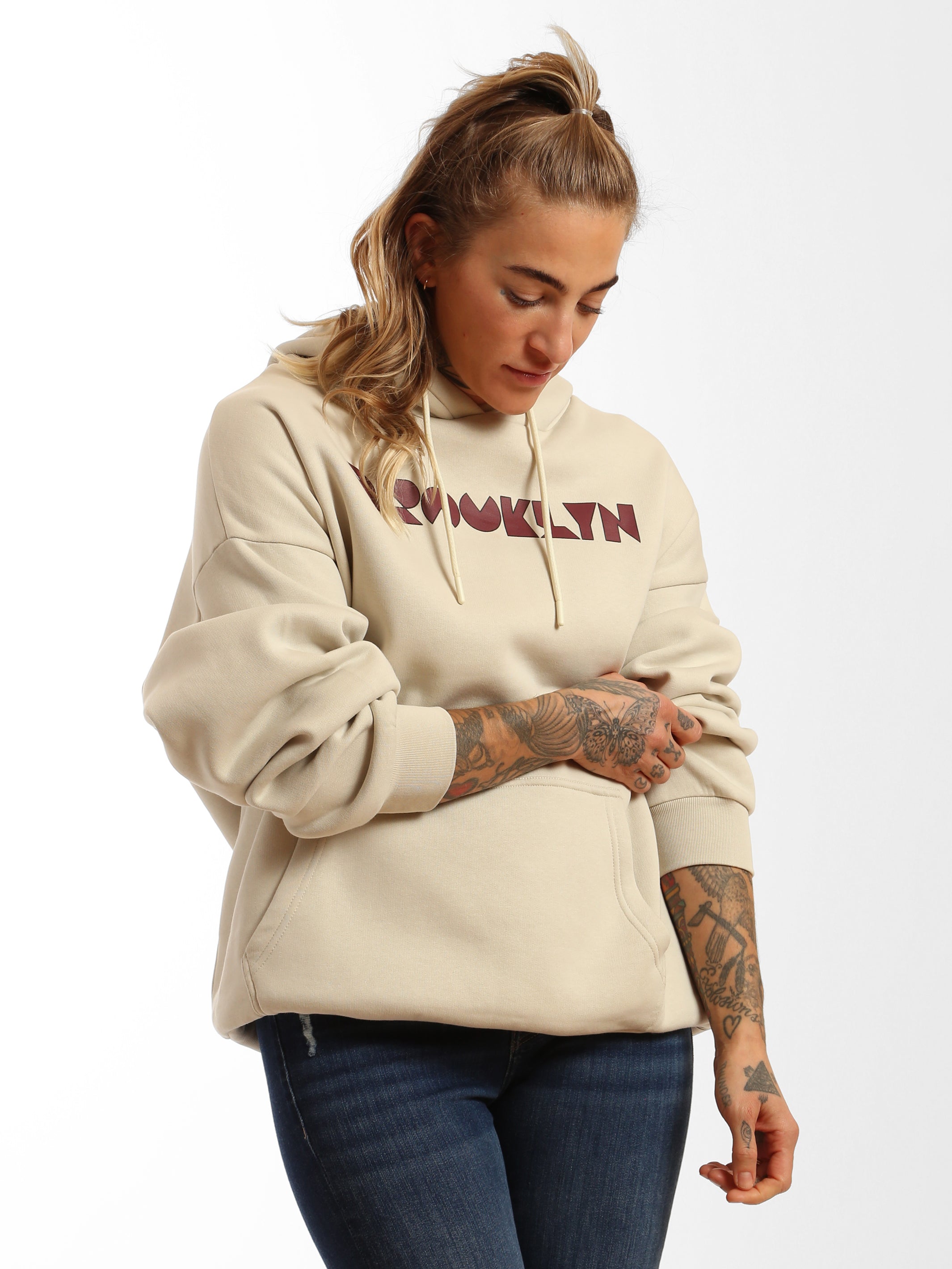 Women's Brooklyn Diagonal Hoodie