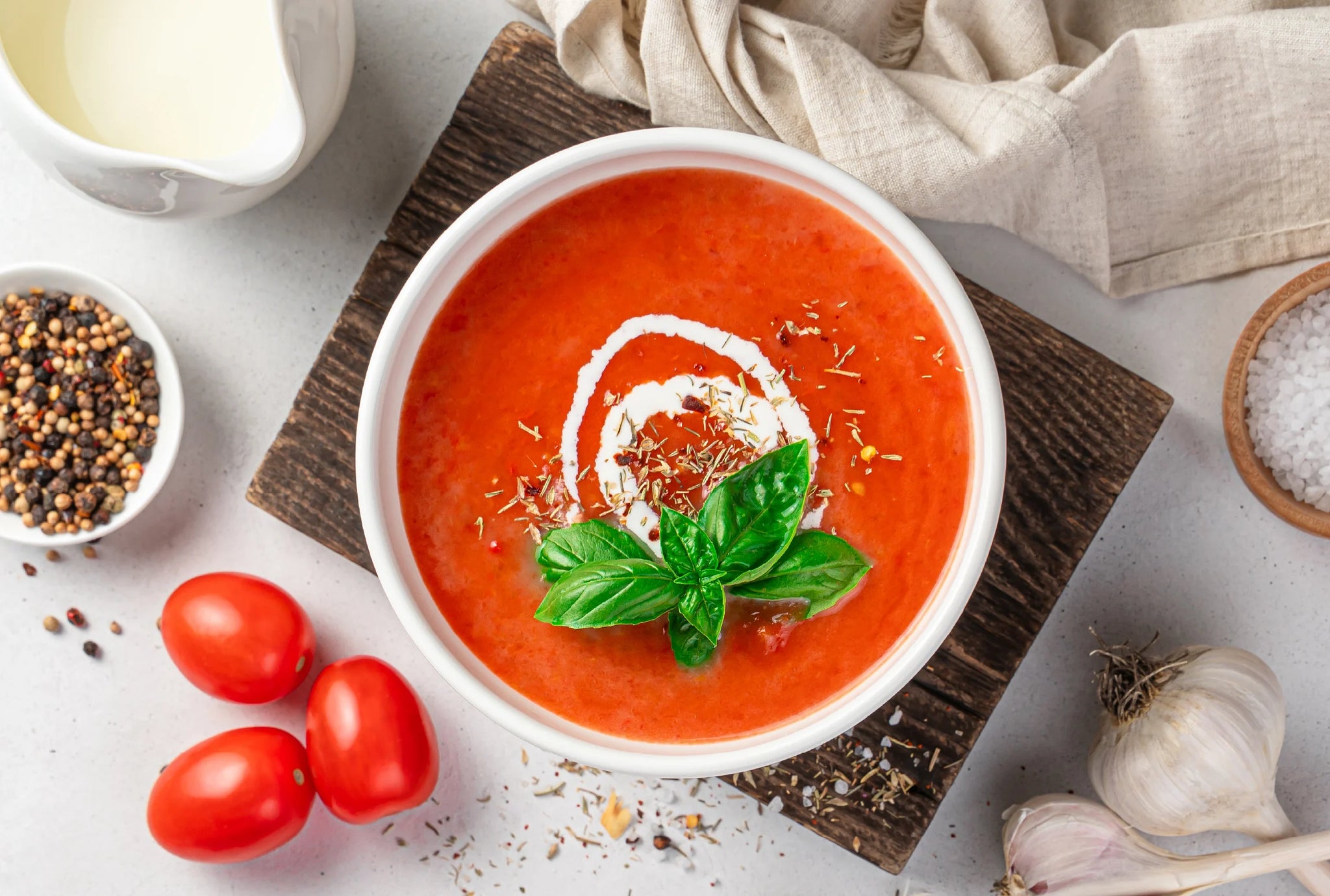 Photo of a Tomato Basil Soup