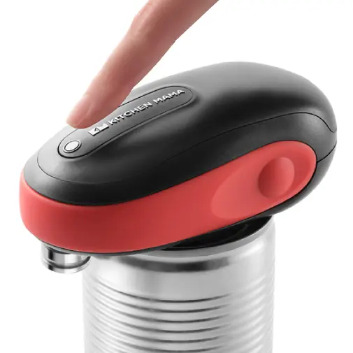 Kitchen Mama One-To-Go Electric Can Opener- One-Touch, Smooth Edges Can  Opener