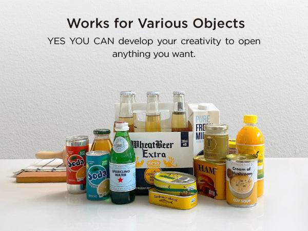 YES YOU CAN develop your creativity to open anything you want.
