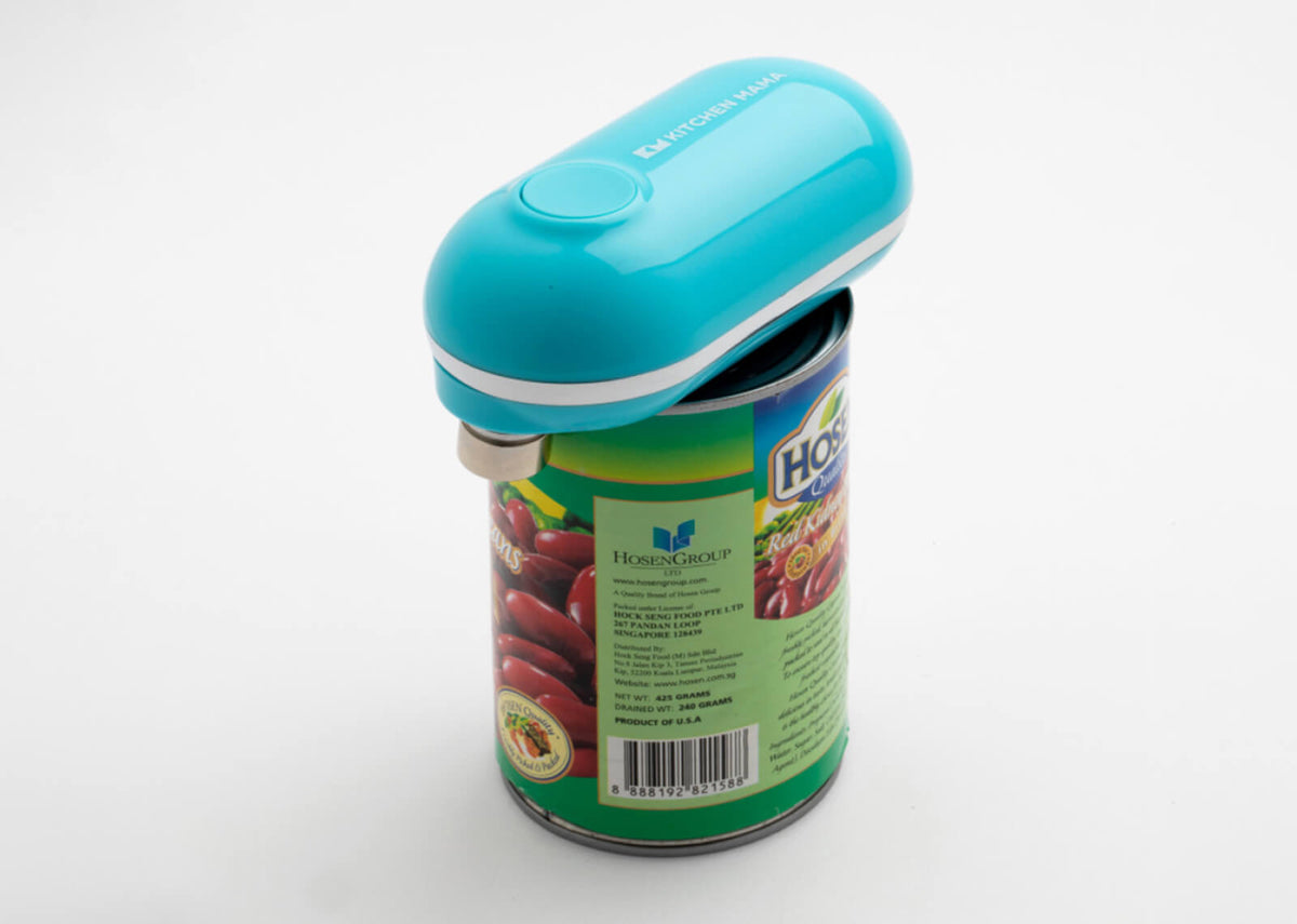 Kitchen Mama Electric Can Opener: Open Your Cans with A Simple Snow White