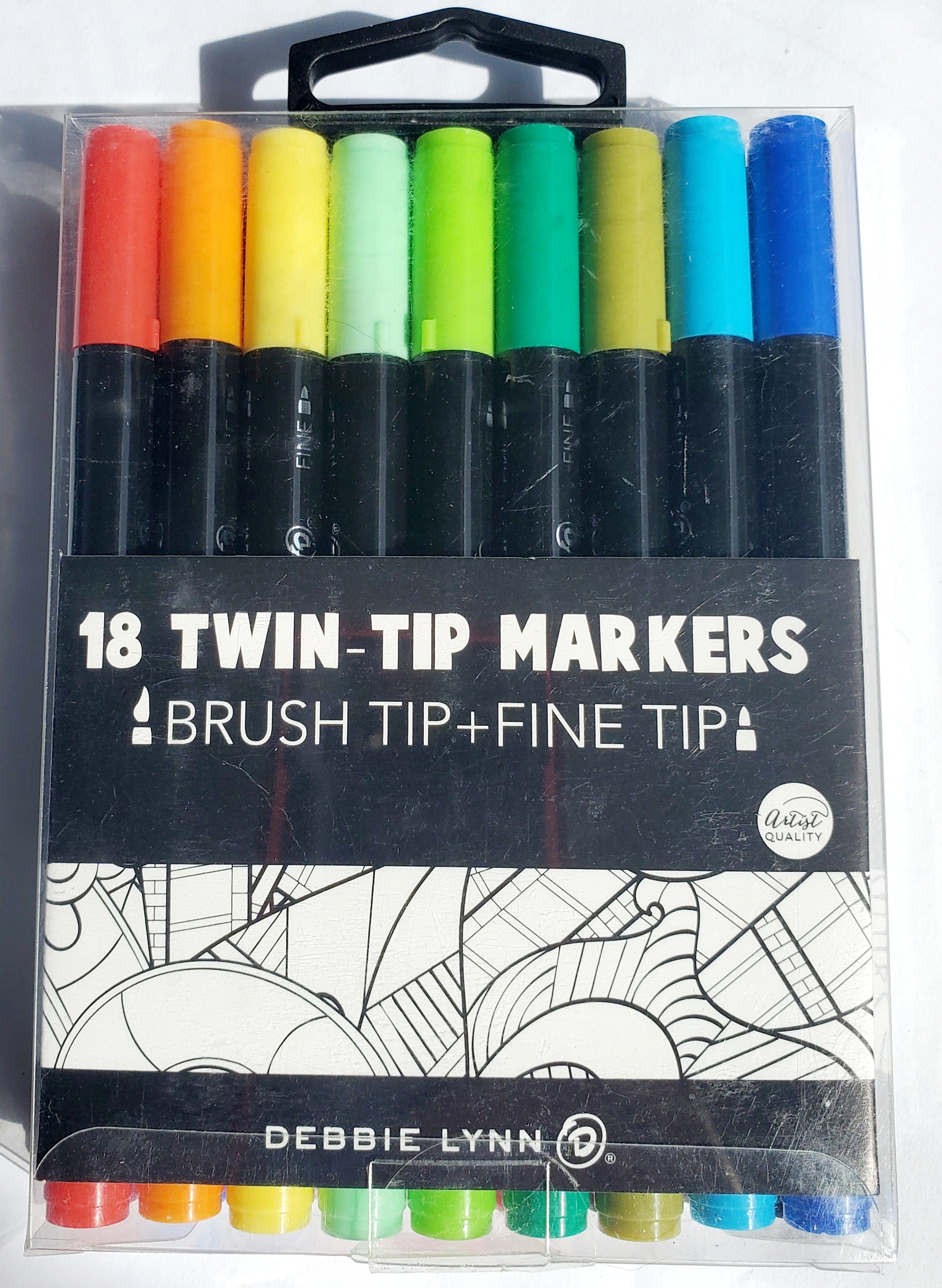 18CT DOUBLE-TIP MARKERS – Debbie Lynn