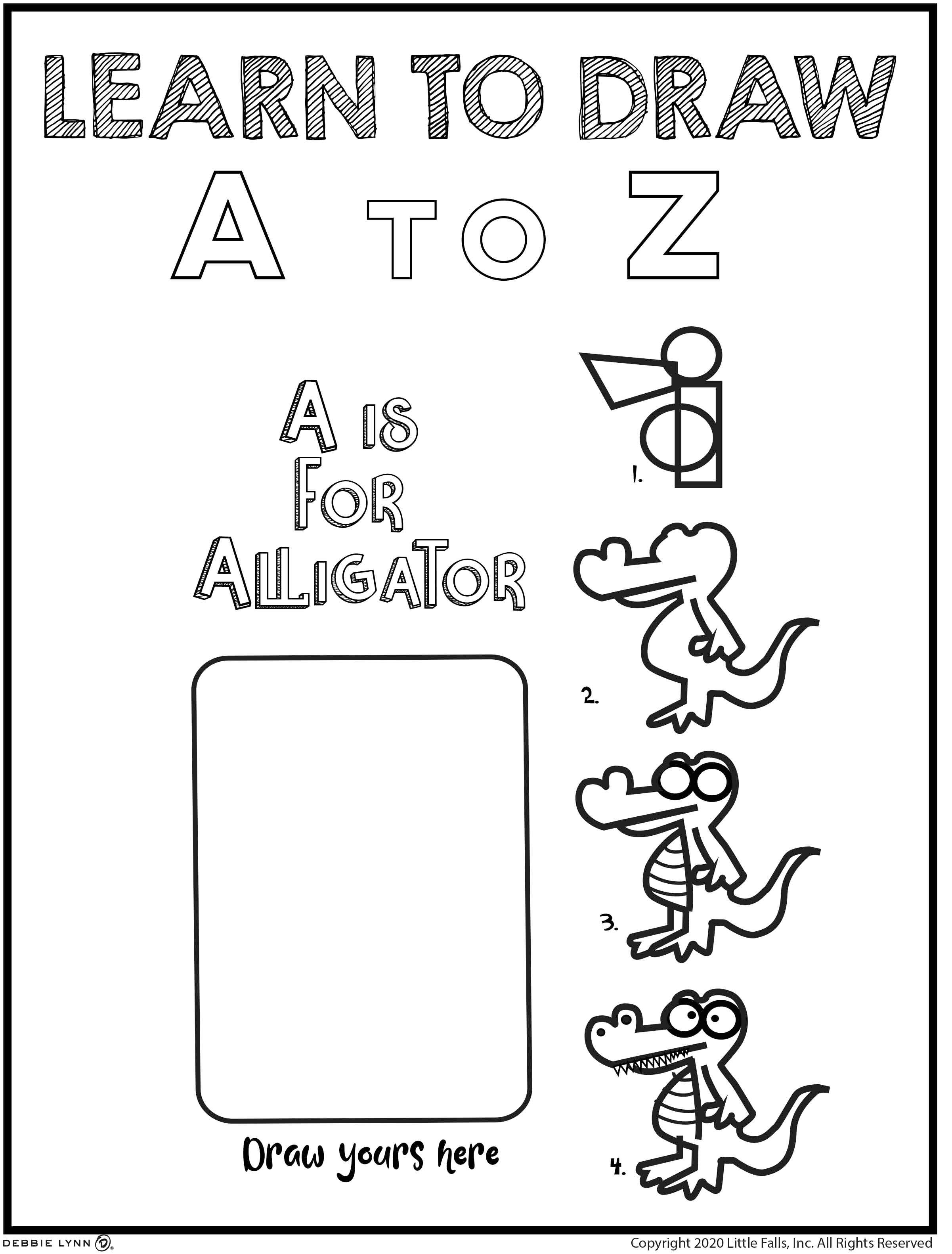 LEARNING TO DRAW A TO Z DOWNLOAD