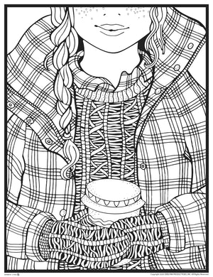 Download Winter Coloring Book 30 Downloadable Pages Debbie Lynn