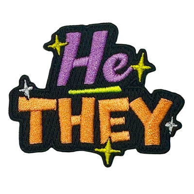 They/Them Pronouns Iron On Patch