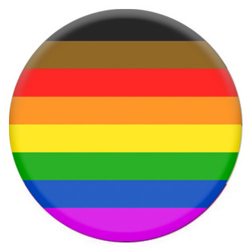 what is the gay flag with the black strip above it