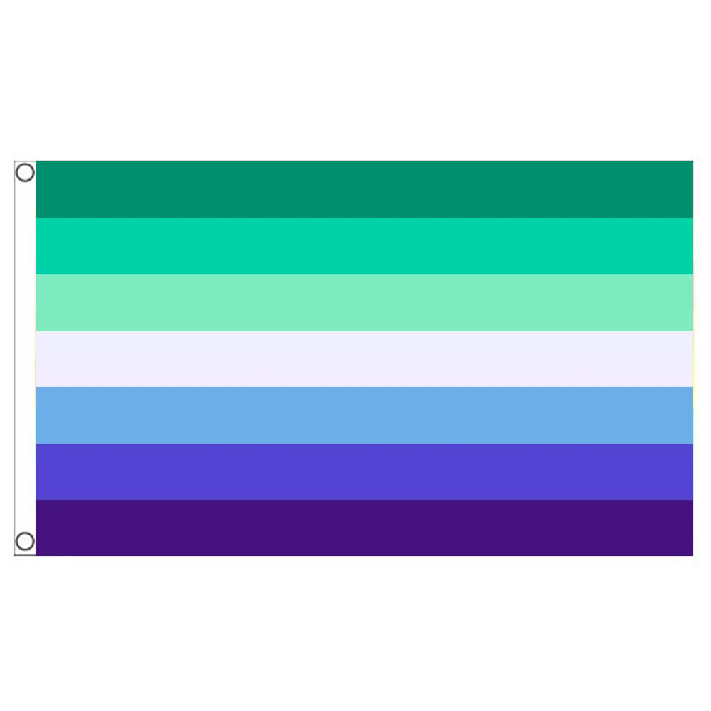 gay man flag 5 stripes