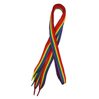 rainbow gay pride shoelaces