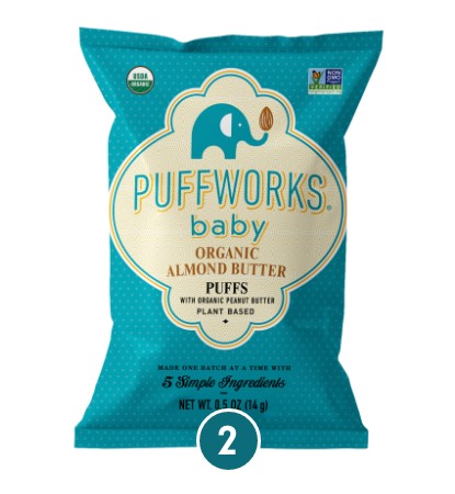 #2 puffworks baby almond butter puff bag