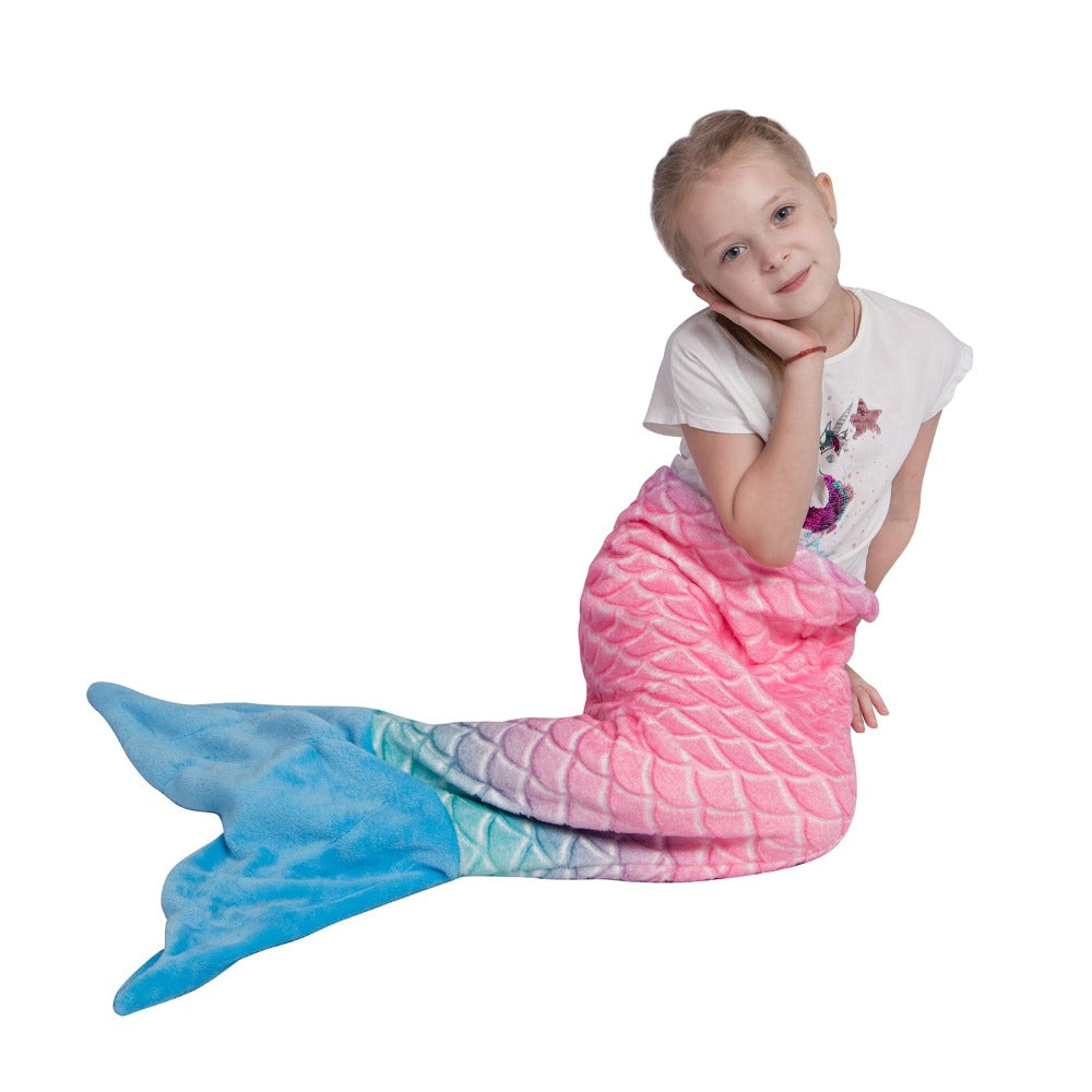 mermaid tail blanket child size