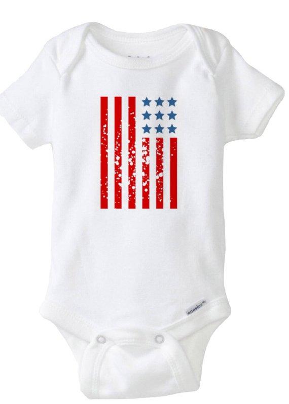 red white and blue baby outfits